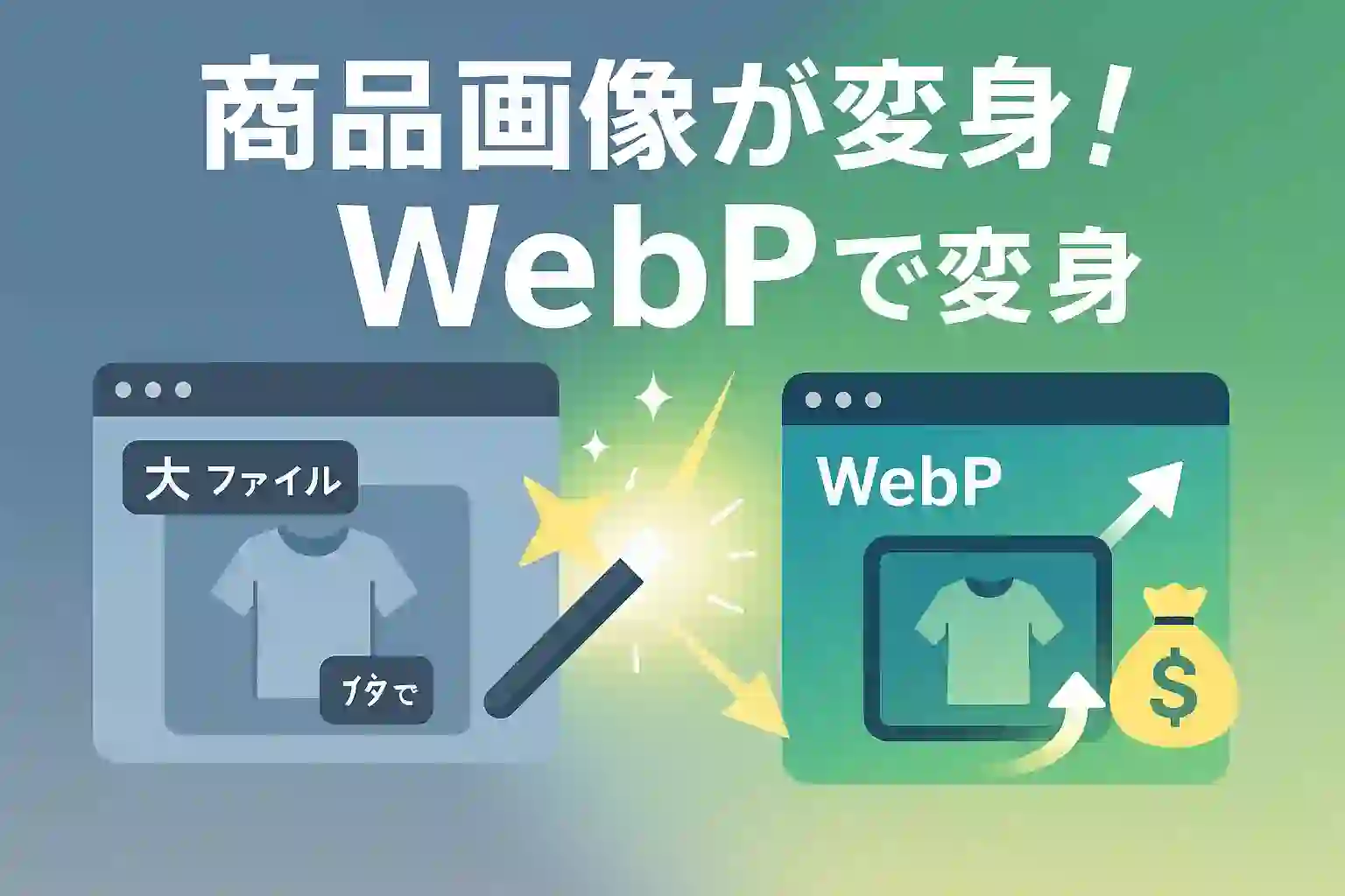 商品画像が変身